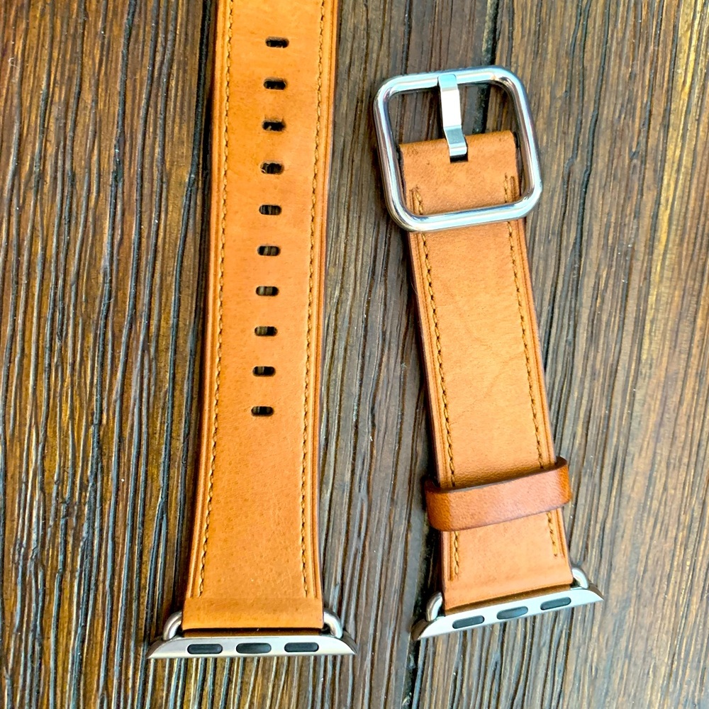 Brown Leather 38mm Apple Watch Bands